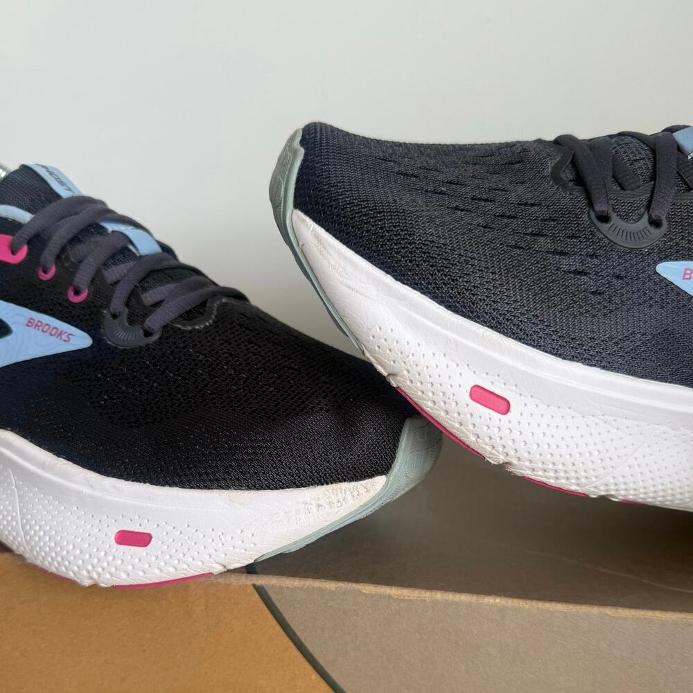 Brooks Ghost Max Grey/Blue Women Running Sneakers- SZ 7.5 2E - Picture 9 of 15